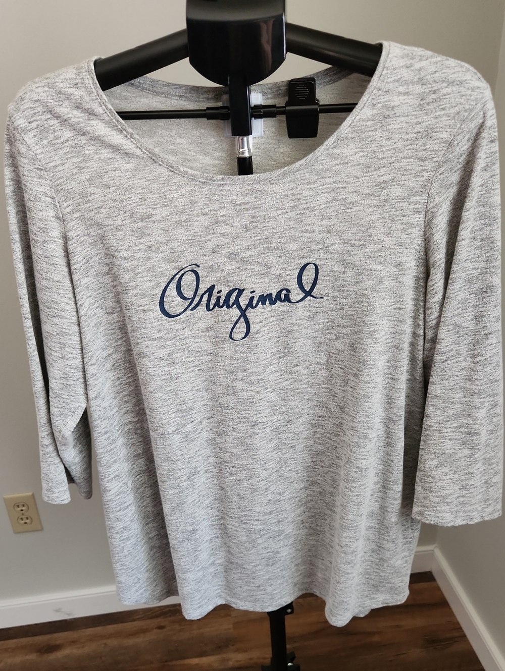 Cozy Pullover 3/4 Length Sleeve Size 1X